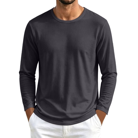 Men's UPF 50 Uv Protection Long Sleeve Quick Dry Cool Sun Shirts Grey Sun Protection Shirts UPF Rash Guard Workout Dark Gray XL