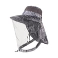 thumbnail image 1 of Men’s UPF50+ Wide Brim Sun Protection Fishing Hat with Adjustable Fit & Insect Repellent, 1 of 6