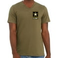 thumbnail image 1 of Men's US Army Emblem Triblend V-neck Tee Shirt - Olive, 2XL, 1 of 3