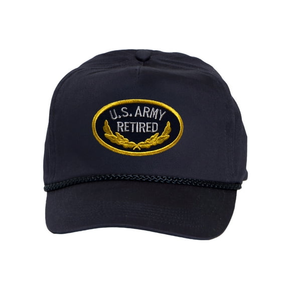 Men's US Military Retired Hat - Snapback Baseball Cap , Navy
