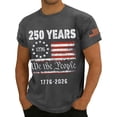 thumbnail image 1 of Men's USA 250 Years Patriotic T-Shirt American Flag Graphic Casual Tee USA 250th Anniversary Shirt, 1 of 5
