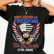 Men s USA 250th Anniversary Patriotic America 250th Anniversary Shirt Semiquincentennial Unisex Adult Tee 1776-2026 Patriotic Independence Day Graphic Casual T-Shirt for Men Women