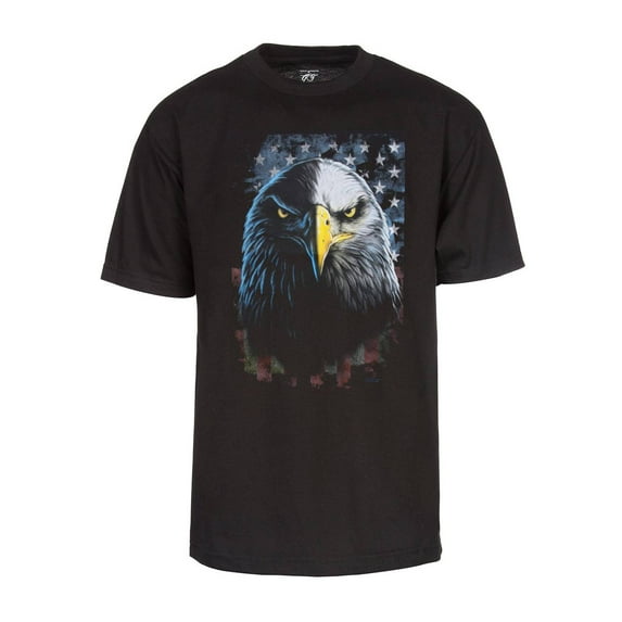 Men's USA Eagle Short-Sleeve T-Shirt - Black - Large