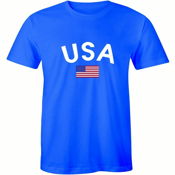 Men's USA Flag American Pride Stars And Stripes Glory Distressed T-Shirt