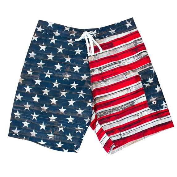 Men's USA Flag Boardshorts (X-Large)