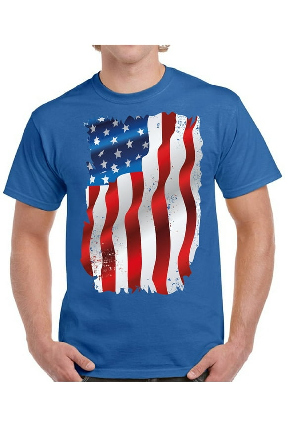 Men's USA Shirt - American Flag 4th of July - Patriotic Graphic Tees