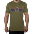 thumbnail image 1 of Men's USA T-shirt, Graphic Tee Shirts, Patriotic Shirts - Olive Drab MH200PATRIOT S23 2XL, 1 of 3