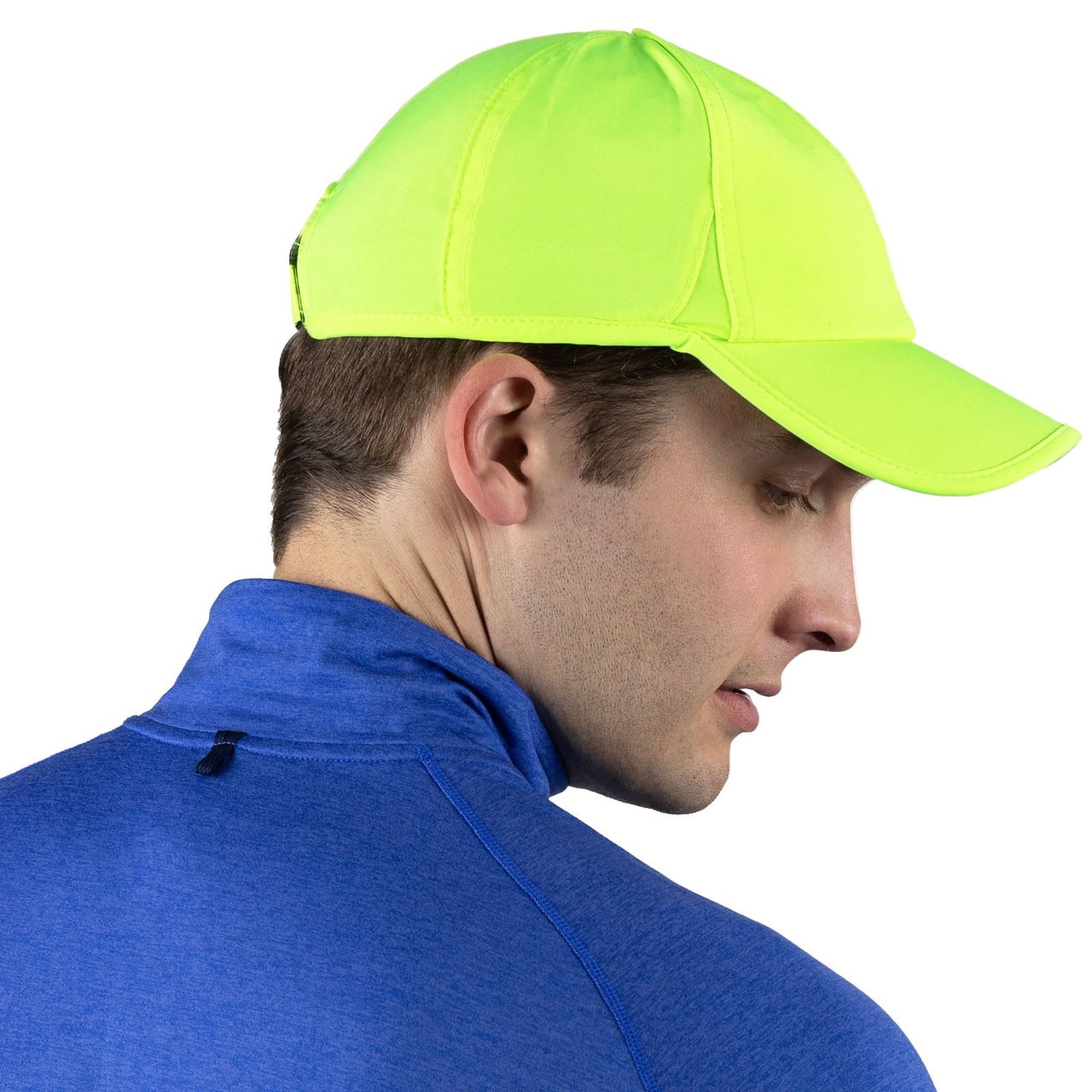 Men’s UV Protection Running Hat - hi vis
