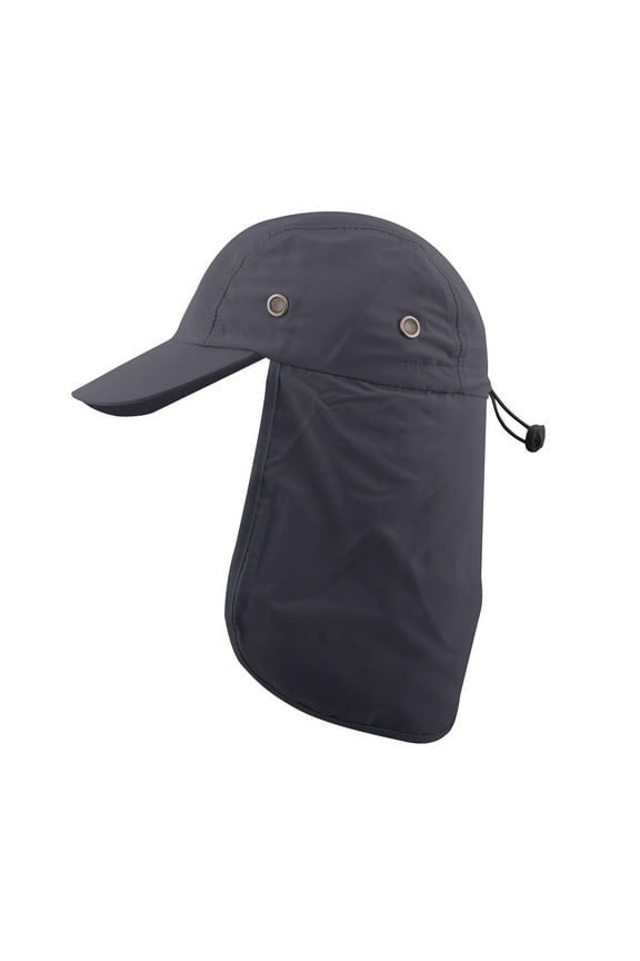 Men's UV Sun Protection Cap Foldable Quick Dry Lightweight with Neck Flap Cover Visor Hat