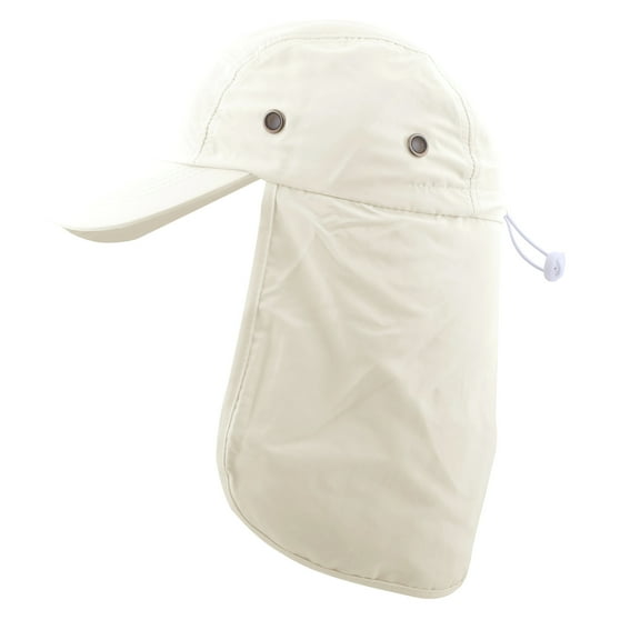 Men's UV Sun Protection Cap Foldable Quick Dry Lightweight with Neck Flap Cover Visor Hat
