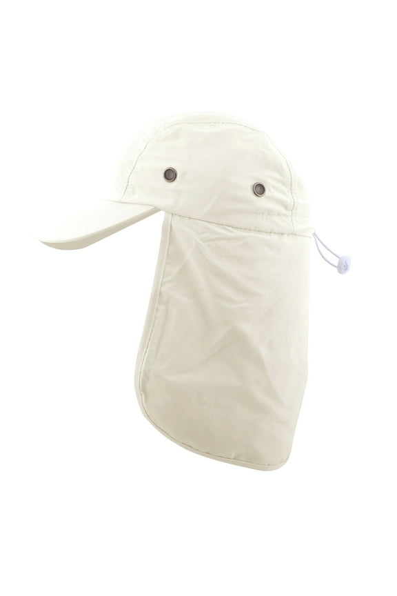 Men's UV Sun Protection Cap Foldable Quick Dry Lightweight with Neck Flap Cover Visor Hat