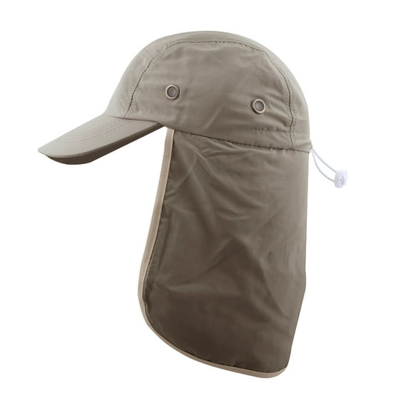 Men's UV Sun Protection Cap Foldable Quick Dry Lightweight with Neck Flap Cover Visor Hat