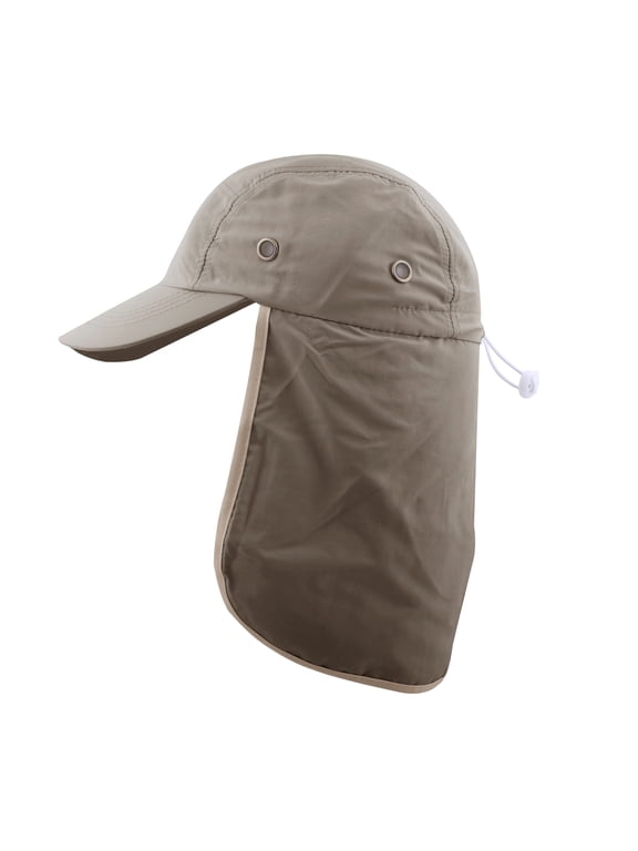 Men's UV Sun Protection Cap Foldable Quick Dry Lightweight with Neck Flap Cover Visor Hat
