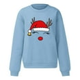 thumbnail image 1 of Men's Ugly Christmas Sweaters - Funny Christmas Sweaters for Men - Fun Holiday Pullovers,Sky Blue,M, 1 of 6