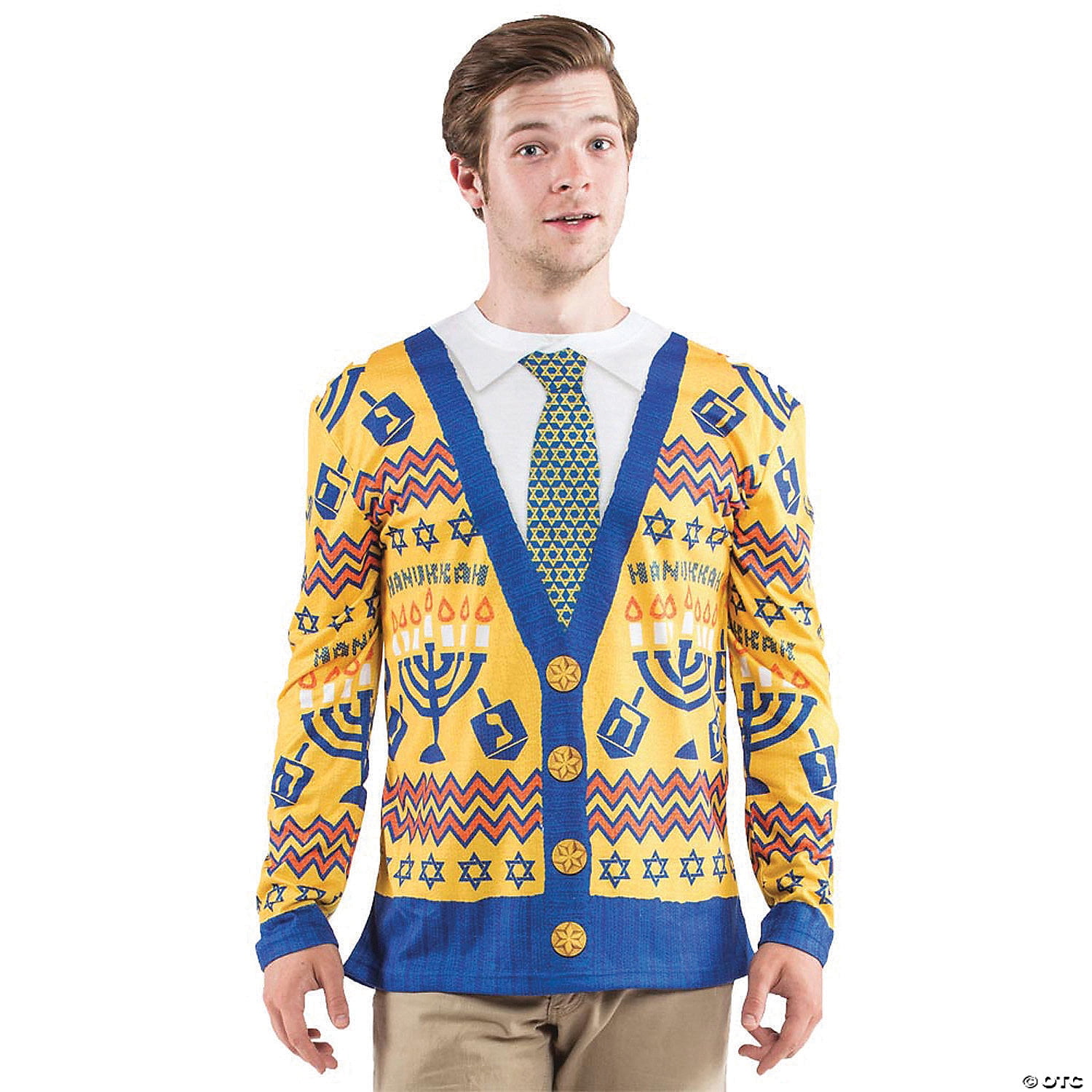 Mens ugly hotsell hanukkah sweater