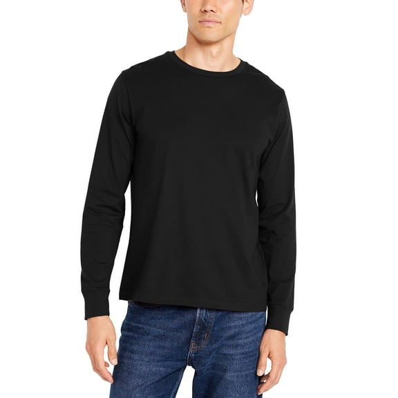 Men's Ultimate Comfort Longsleeve T-Shirt Mid Weight Essentials Casual Cotton Shirt