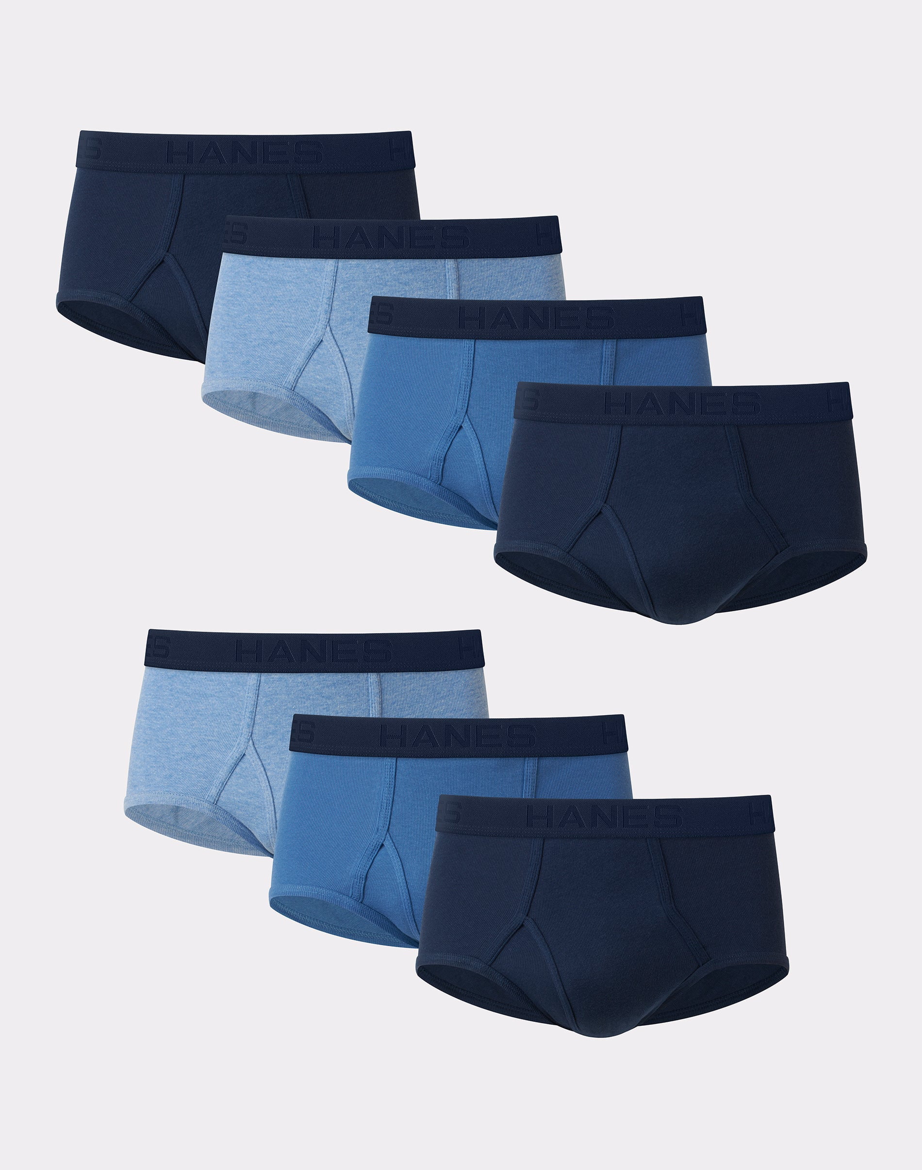 Hanes Ultimate Men's 7-Pack Briefs, Tagless Comfort Fit, Moisture