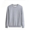 thumbnail image 1 of Men's Ultimate Cotton Heavyweight Crewneck Sweatshirt,Light Grey,3XL,F89431, 1 of 1