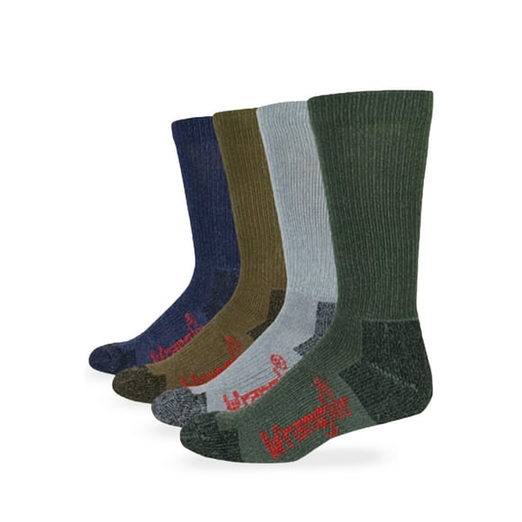 Men's Ultra-Dri Cushion Work Crew Boot Socks 4 Pack