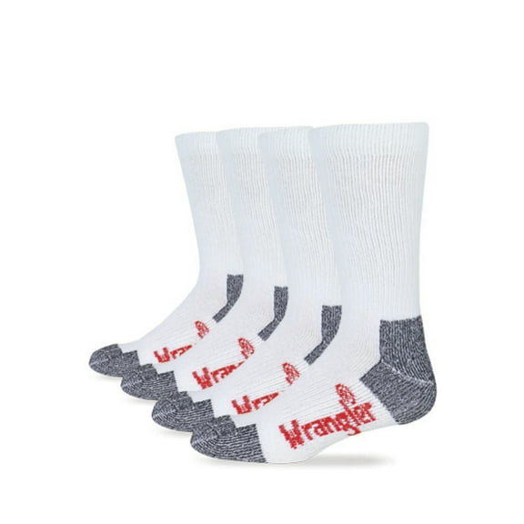 Men's Ultra-Dri Cushion Work Crew Boot Socks 4 Pack