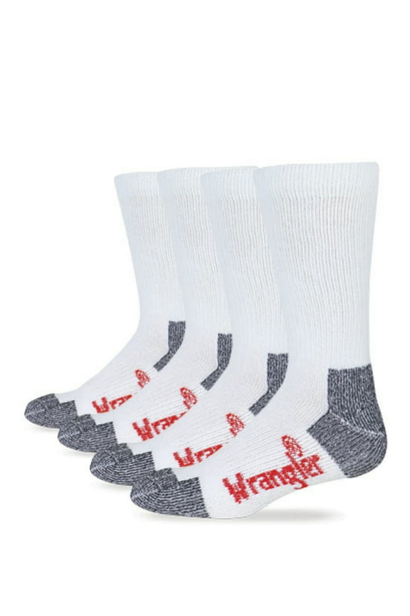 Men's Ultra-Dri Cushion Work Crew Boot Socks 4 Pack