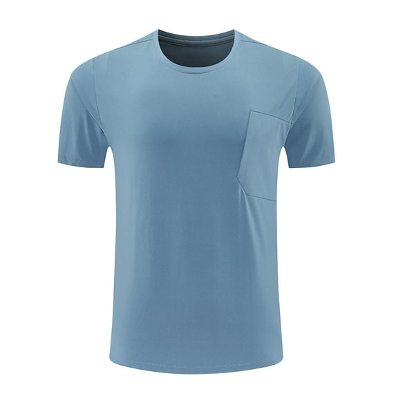 Men's Ultra Soft Bamboo Viscose Pocket T-Shirt Classic Fit Lightweight Cooling Short Sleeve Casual Basic Shirt