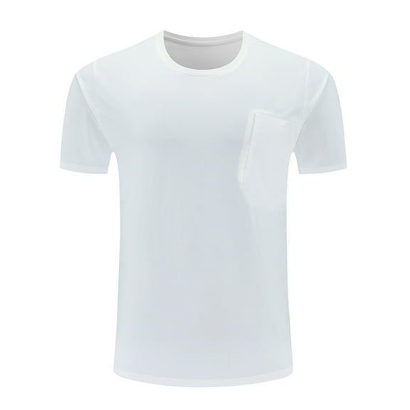 Men's Ultra Soft Bamboo Viscose Pocket T-Shirt Classic Fit Lightweight Cooling Short Sleeve Casual Basic Shirt