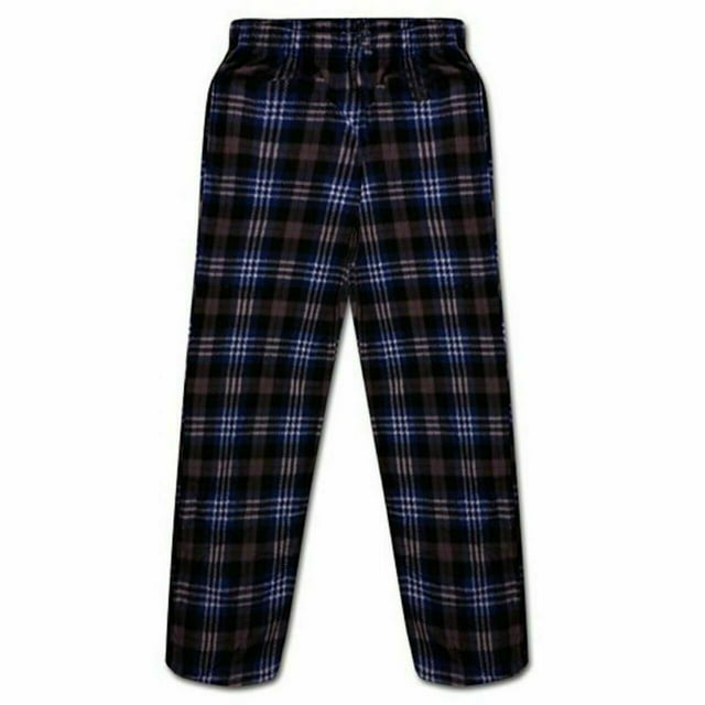 Men's Ultra Soft Cozy Flannel Plaid Bottoms Sleepwear Pajama Lounge ...