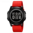 thumbnail image 1 of Men's Ultra-Thin Digital Waterproof Watch Stylish Sports Wrist Watch for Men and Women Military Tactical, Minimalist Design with Stopwatch, Countdown, Alarm, Dual Time，Hourly Chime, 1 of 6