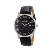 Mens Ultra-Thin Swiss Quartz Watch with Leather Strap