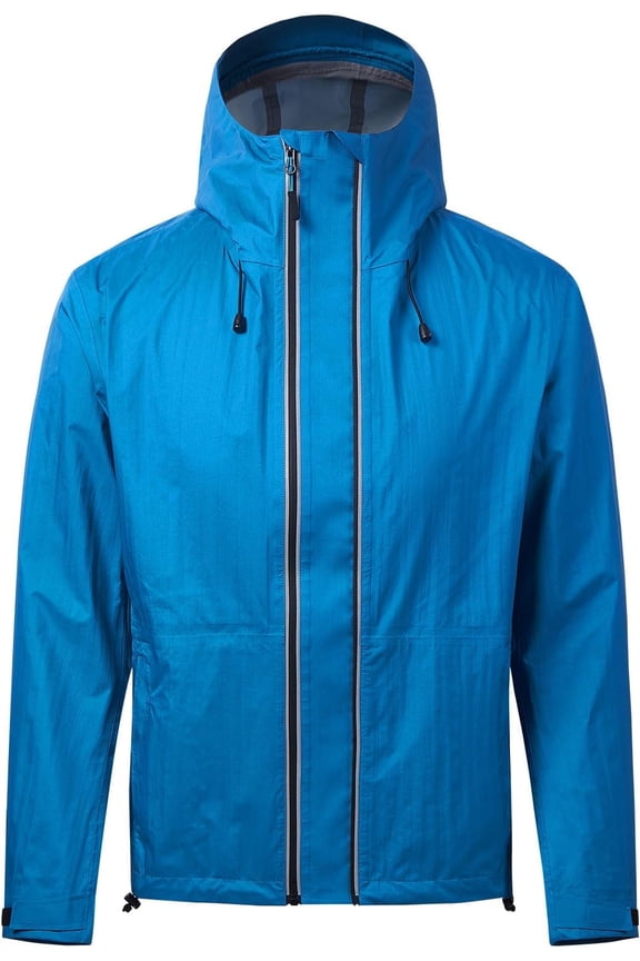 Men's Ultralight  3L Rain Jacket Packable Travel Raincoat Windproof Lightweight Hiking Skiing Shell Hood