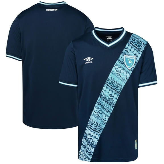 Umbro Men's Soccer Jersey, Navy/Sky-Away Short Sleeve