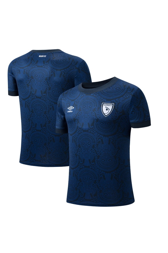 Men's Umbro Navy Guatemala National Team 2025 Pre-Match Jersey