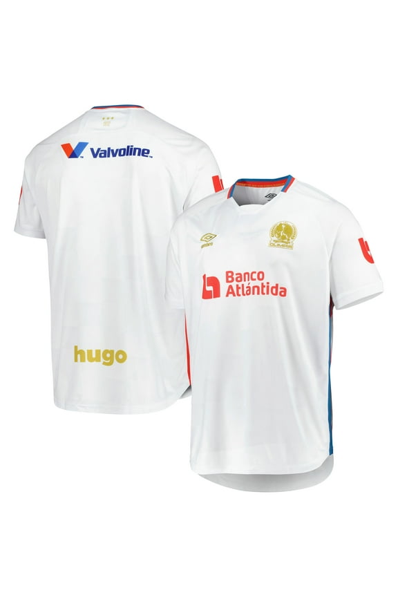Men's Umbro White Club Deportivo Olimpia 2022/23 Home Replica Jersey