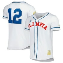 Men's Umbro White Club Deportivo Olimpia Baseball Jersey