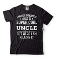 thumbnail image 1 of Men's Uncle T Shirt Uncle Killing it Shirt Funny Uncle Shirt Uncle Gifts Uncle Birthday Tee (Small Black), 1 of 6