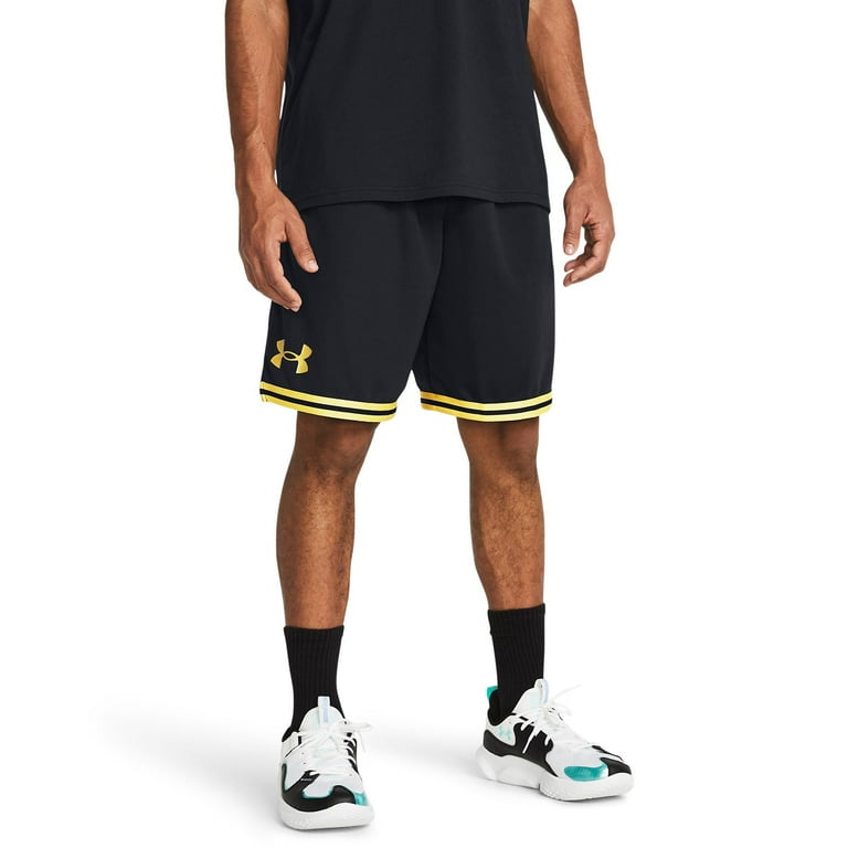 Under armour black basketball shorts online