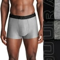 thumbnail image 1 of Men's Under Armour 3-pack Performance Tech 3-in. Boxer Briefs Color: Steel Size: XS, 1 of 4