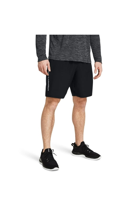 Men's Under Armour 8.25-in. Woven Wordmark Shorts Color: Black Size: XXL