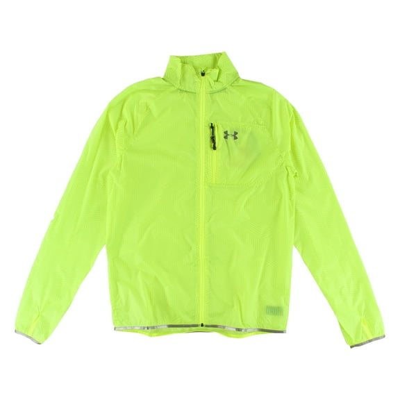 Under Armour  Cold Gear Infrared Running Mens Jackets Size S, Color: Neon Yellow