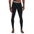 thumbnail image 1 of Big & Tall Under Armour ColdGear® Leggings Color: Black White Size: 3XL TALL, 1 of 4