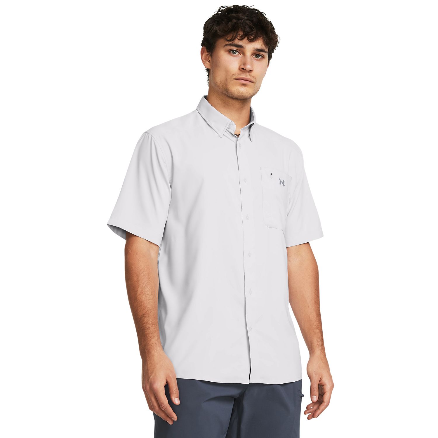 Under armour button down dress shirts 2025