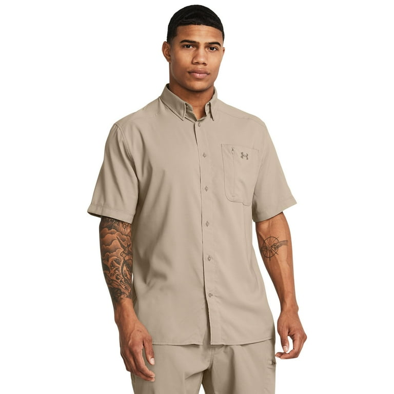 Under armour button down dress shirts 2025