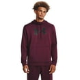 thumbnail image 1 of Men's Under Armour Fleece Big Logo Hoodie Color: Dark Maroon Size: M, 1 of 4
