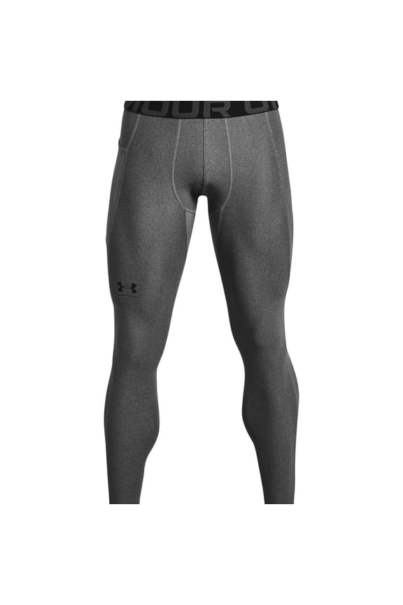 Men's Under Armour HeatGearĀ® Base Layer Leggings Color: Carbon Heather Size: M