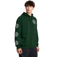 thumbnail image 1 of Men's Under Armour Rival Circle Logo Fleece Hoodie Color: Forest Green Size: XXL, 1 of 4
