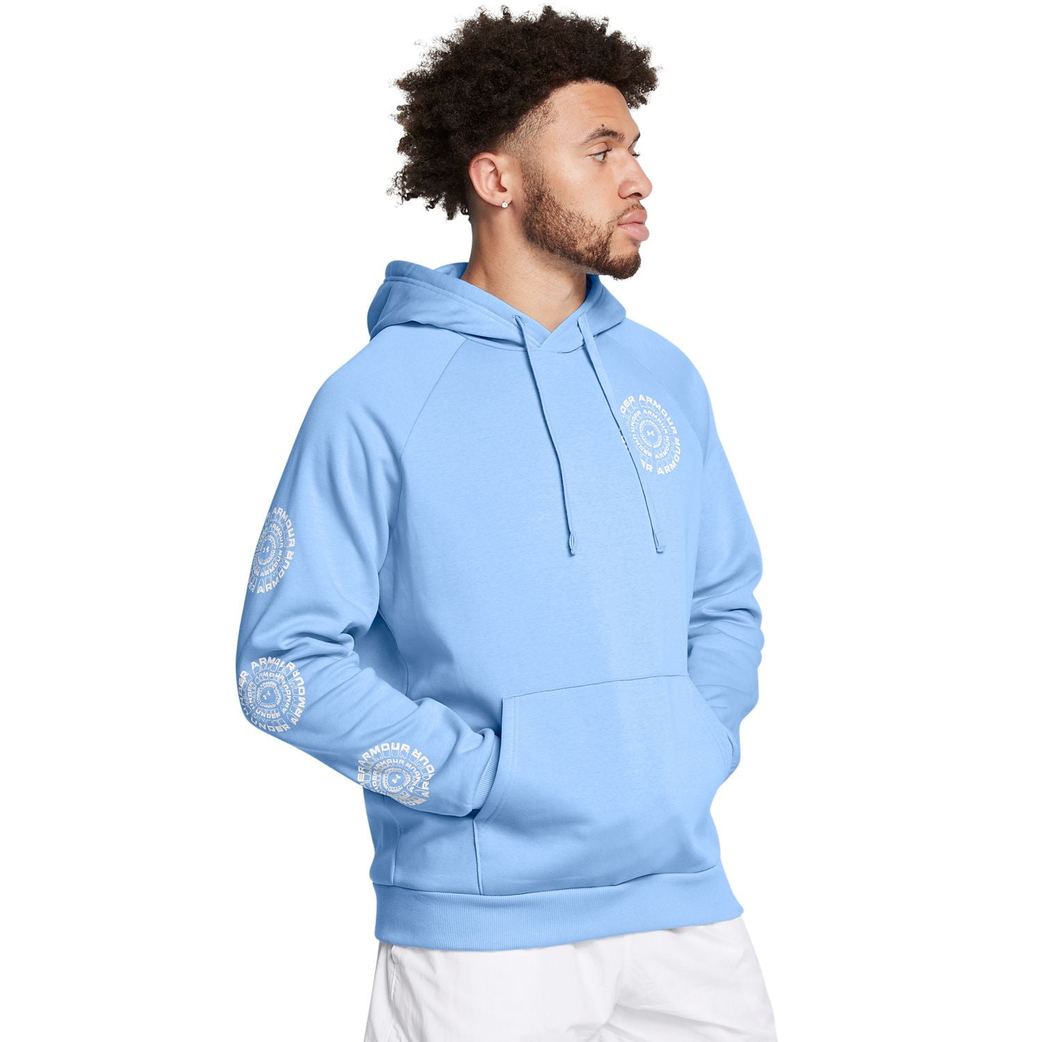 Armour Men's Blue And Grey Under Armour Hoodie Under Armour