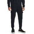 thumbnail image 1 of Men's Under Armour Rival Fleece Cargo Joggers Color: Black Size: M, 1 of 4