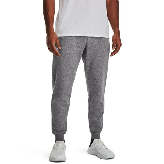Men's Under Armour Rival Fleece Joggers Color: Castlerock Heather Size: S