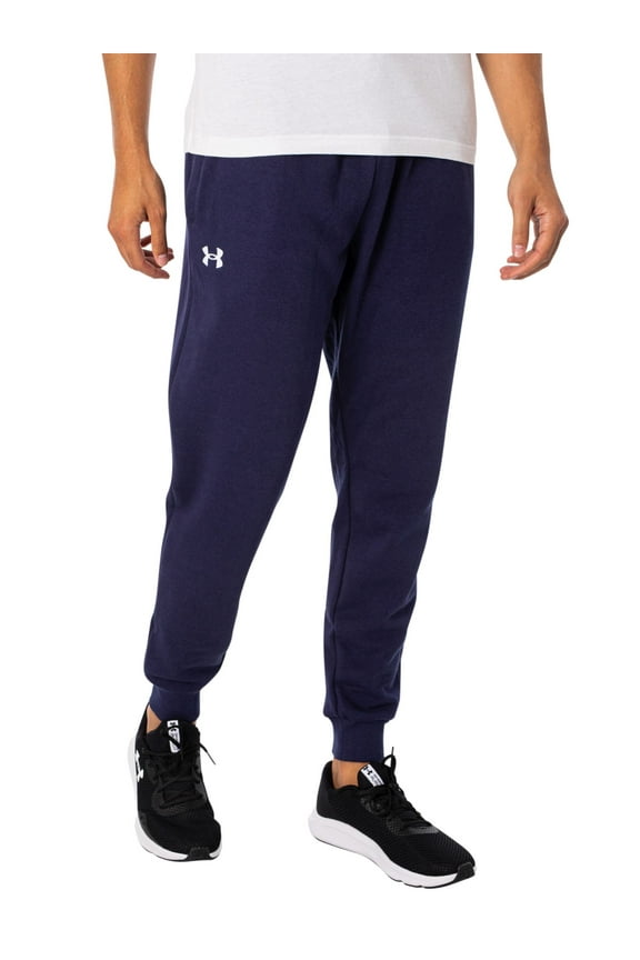 Men's Under Armour Rival Fleece Joggers Color: Midnight Navy Size: L